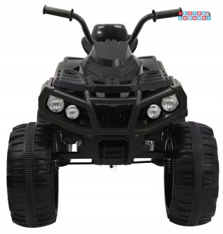 Quad ATV z pilotem na akumulator - czarny, 2x45W 12V/7Ah, EVA, Radio, MP3, Wolny Start [BDM0906.2.4GHZ]