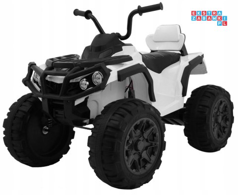 [BDM0906.2.4GHZ] Quad ATV z pilotem na akumulator 2x45W 12V/7Ah EVA Radio MP3 Wolny Start - biały