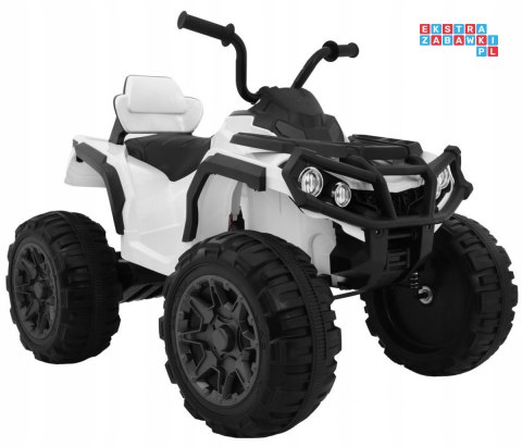 [BDM0906.2.4GHZ] Quad ATV z pilotem na akumulator 2x45W 12V/7Ah EVA Radio MP3 Wolny Start - biały