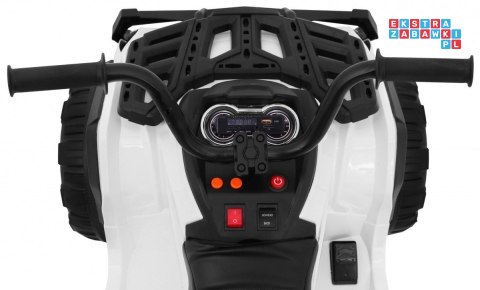 [BDM0906.2.4GHZ] Quad ATV z pilotem na akumulator 2x45W 12V/7Ah EVA Radio MP3 Wolny Start - biały