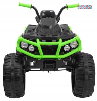 Czarny Quad ATV na akumulator - 2x45W, 12V/7Ah, Wolny start, EVA, Radio MP3 [BDM0906]