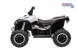 [13558] Quad HL568 na akumulator 2x45W 12V/7Ah z pilotem LED MP3 - biały