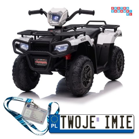 [13549] Quad JC915 na akumulator 2x45W 12V/4,5Ah MP3 LED - biały