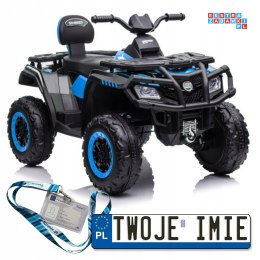 [19517] Quad S615 na akumulator 4x80W 24V/7Ah Radio ekoskóra EVA LED - niebieski