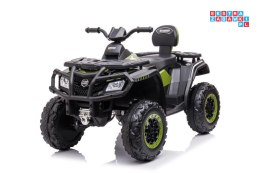 [19518] Quad S615 na akumulator 4x80W 24V/7Ah Radio ekoskóra EVA LED - zielony