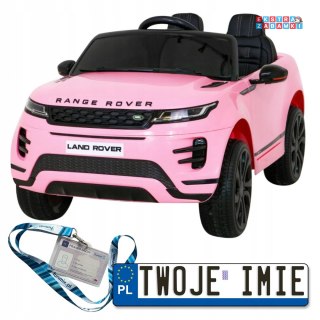 Range Rover Evoque Auto na akumulator dla dzieci pilot wolny start MP3 LED