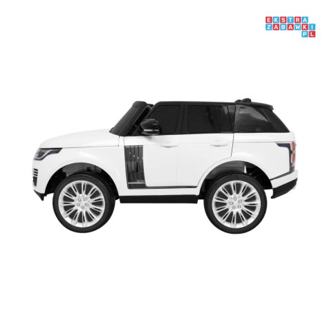 [RR999] Range Rover HSE na akumulator 4x45W 12V/14Ah Pilot Panel audio LED EVA - biały