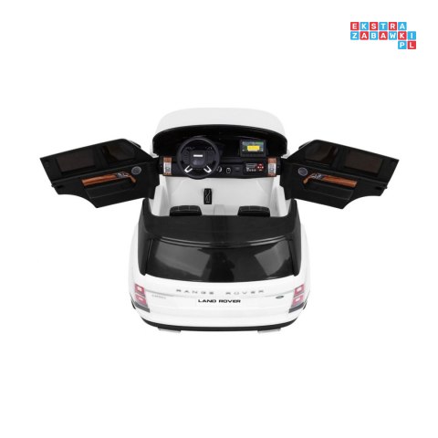 [RR999] Range Rover HSE na akumulator 4x45W 12V/14Ah Pilot Panel audio LED EVA - biały