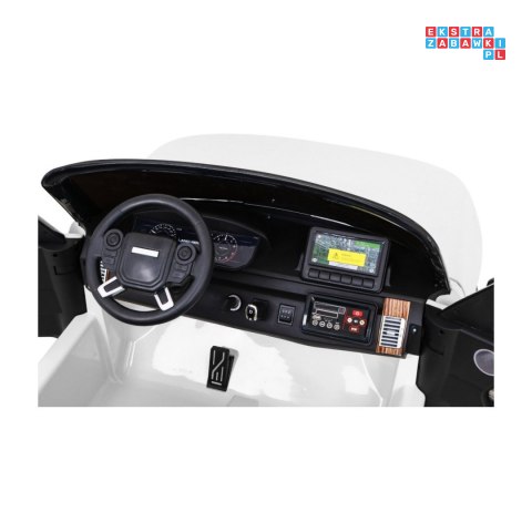 [RR999] Range Rover HSE na akumulator 4x45W 12V/14Ah Pilot Panel audio LED EVA - biały