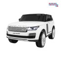 [RR999] Range Rover HSE na akumulator 4x45W 12V/14Ah Pilot Panel audio LED EVA - biały
