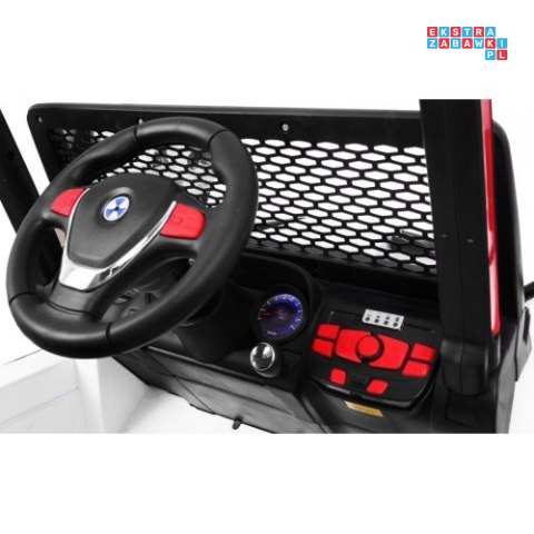 [S2388] Auto terenowe Raptor Drifter na akumulator 4x45W 12V/10Ah pilot led mp3 - biały