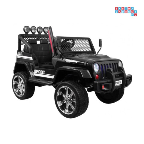 [S2388] Auto terenowe Raptor Drifter na akumulator 4x45W 12V/10Ah pilot led mp3 - czarny