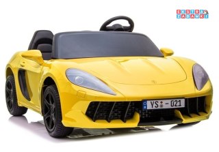 Samochód A021 Auto na akumulator dla dzieci ekoskóra bluetooth LED MP3