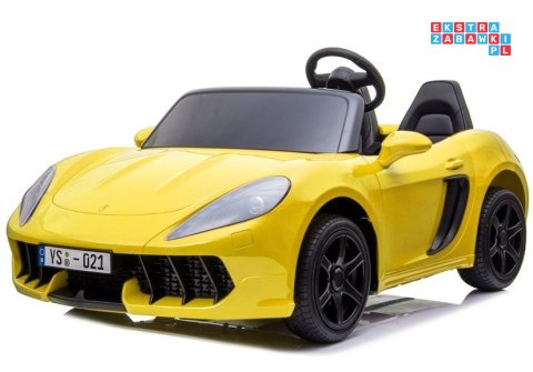 Samochód A021 Auto na akumulator dla dzieci ekoskóra bluetooth LED MP3