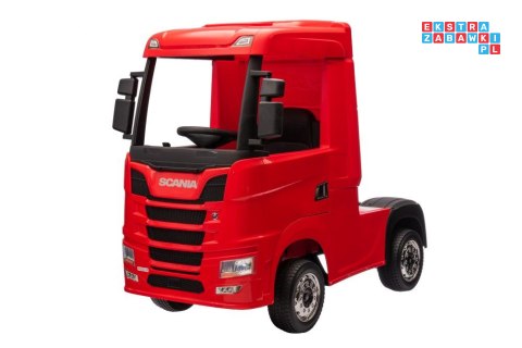 Scania 500r Tir dla dzieci Auto na akumulator Lakierowane HL698 4x4 ekoskóra EVA LED