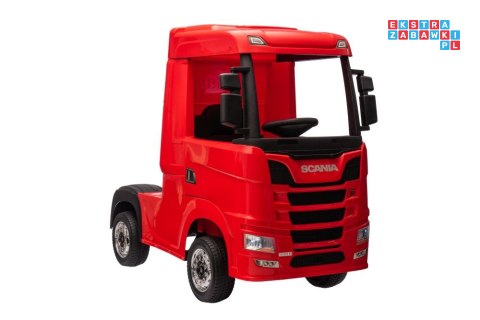 Scania 500r Tir dla dzieci Auto na akumulator Lakierowane HL698 4x4 ekoskóra EVA LED