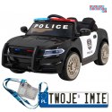 Super-Police Radiowóz Policja Auto na akumulator ekoskóra EVA Radio FM