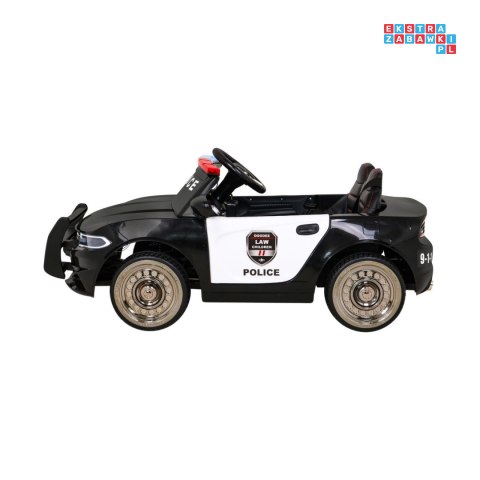 Super-Police Radiowóz Policja Auto na akumulator ekoskóra EVA Radio FM