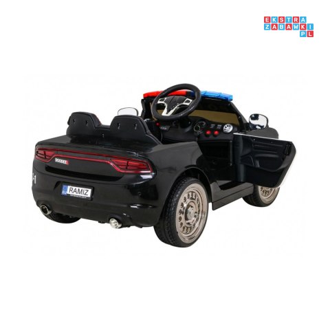 Super-Police Radiowóz Policja Auto na akumulator ekoskóra EVA Radio FM