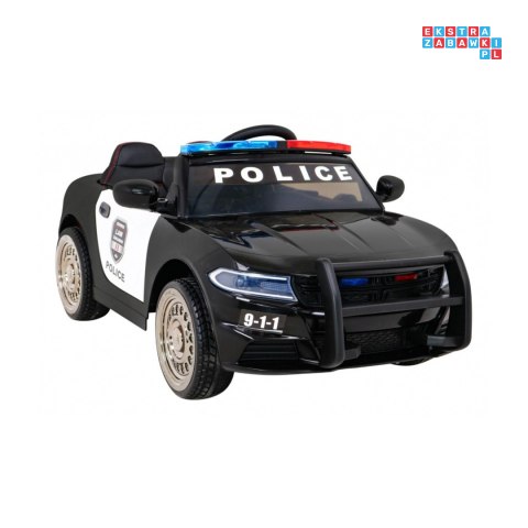 Super-Police Radiowóz Policja Auto na akumulator ekoskóra EVA Radio FM