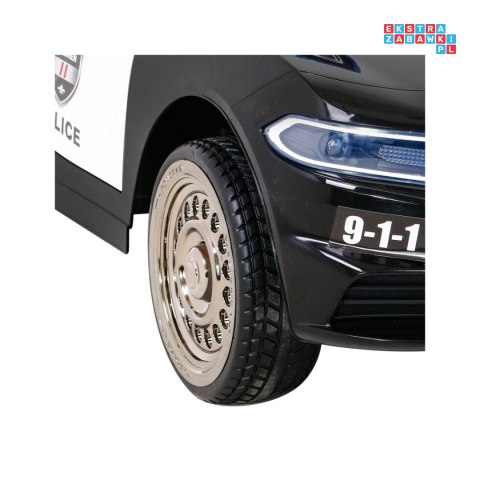 Super-Police Radiowóz Policja Auto na akumulator ekoskóra EVA Radio FM