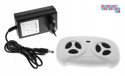 [BRD-7588] Terenowe Full Time jeep 4WD na akumulator 4x40W 12V/10Ah z Pilotem Audio LED Schowek - czarny