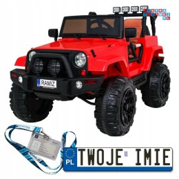 Terenówka Jeep All Terrain 2x45W z Pilotem Auto na akumulator Światła Dźwięki