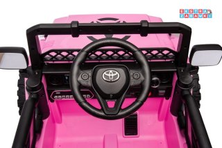 Toyota FJ 4X4 Pojazd Na Akumulator Pilot Ekoskóra EVA LED