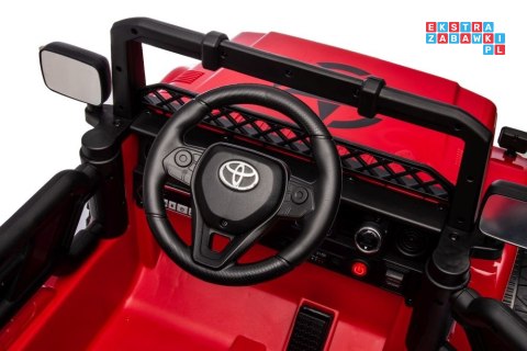 Toyota FJ 4X4 Pojazd Na Akumulator Pilot Ekoskóra EVA LED