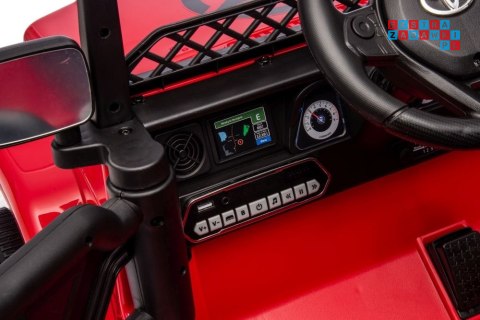 Toyota FJ 4X4 Pojazd Na Akumulator Pilot Ekoskóra EVA LED