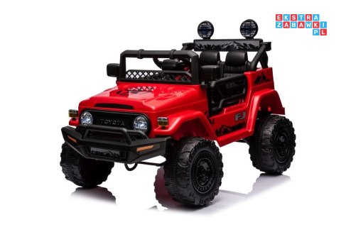 Toyota FJ 4X4 Pojazd Na Akumulator Pilot Ekoskóra EVA LED