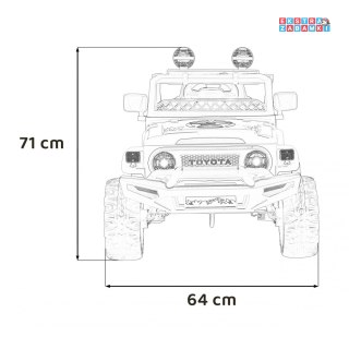Toyota FJ Cruiser 4x4 Auto na akumulator Pilot Audio LED EVA Wolny Start