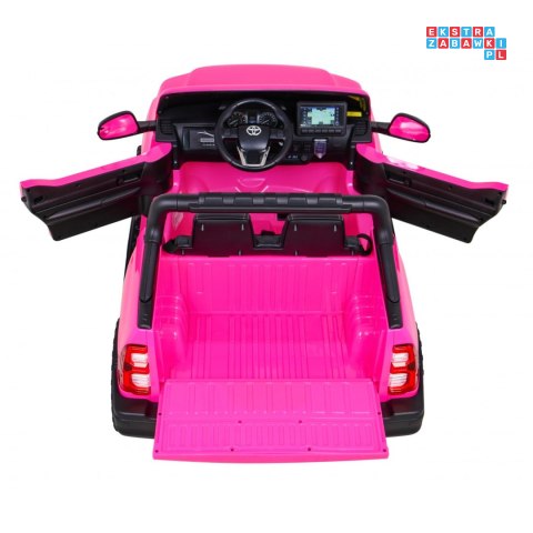 [DK-HL860] Toyota Hilux 4x45W 12V/14Ah ekoskóra EVA panel audio - różowy