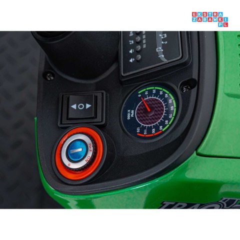 Traktor Grow 1804 pojazd na akumulator dla dzieci 2x100w Bluetooth EVA