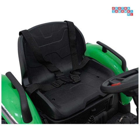 Traktor Grow 1804 pojazd na akumulator dla dzieci 2x100w Bluetooth EVA