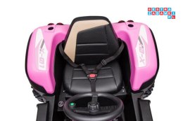 Traktor na akumulator blt-206 ekoskóra koła EVA bluetooth USB światła LED