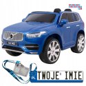 Volvo XC90 na akumulator dla dzieci Lakier + Pilot + Bagażnik + EVA + Wolny Start + Radio MP3 + LED
