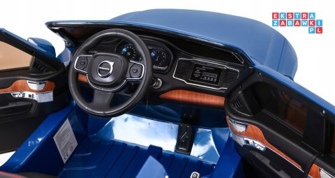 Volvo XC90 na akumulator dla dzieci Lakier + Pilot + Bagażnik + EVA + Wolny Start + Radio MP3 + LED