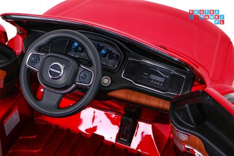 Volvo XC90 na akumulator dla dzieci Lakier + Pilot + Bagażnik + EVA + Wolny Start + Radio MP3 + LED