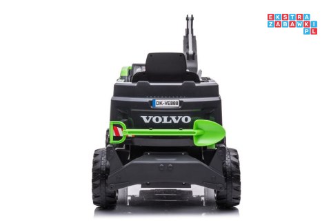 Volvo DK-VE888 Koparka Na Akumulator Ekoskóra EVA LED MP3 USB Pasy FM Radio
