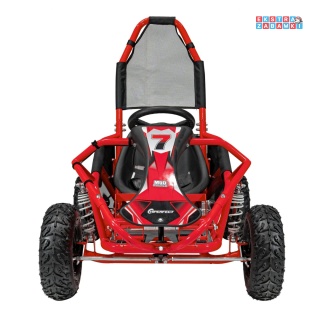 [GK008] Gokart spalinowy MUD MONSTER jednocylindrowy czterosuwowy 98cc pompowane opony - czerwony