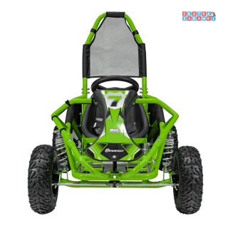 [GK008] Gokart spalinowy MUD MONSTER jednocylindrowy czterosuwowy 98cc pompowane opony - zielony