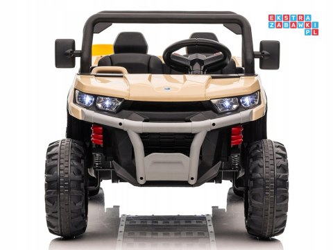 [XMX-623B] Farmer Truck Speed 900 na akumulator 4x75W 12V/10Ah koła EVA, LED, elektryczny kiper - khaki
