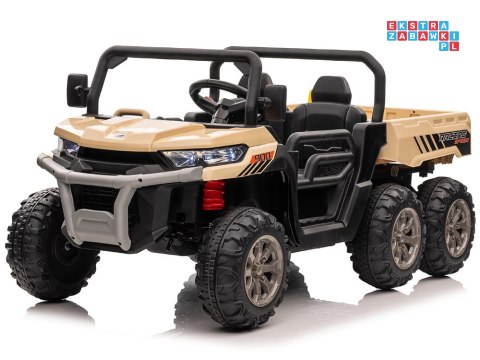 [XMX-623B] Farmer Truck Speed 900 na akumulator 4x75W 12V/10Ah koła EVA, LED, elektryczny kiper - khaki