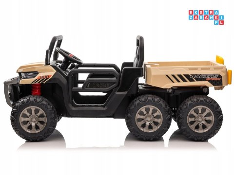 [XMX-623B] Farmer Truck Speed 900 na akumulator 4x75W 12V/10Ah koła EVA, LED, elektryczny kiper - khaki