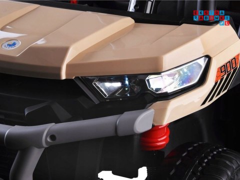 [XMX-623B] Farmer Truck Speed 900 na akumulator 4x75W 12V/10Ah koła EVA, LED, elektryczny kiper - khaki