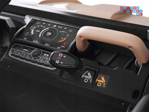 [XMX-623B] Farmer Truck Speed 900 na akumulator 4x75W 12V/10Ah koła EVA, LED, elektryczny kiper - khaki