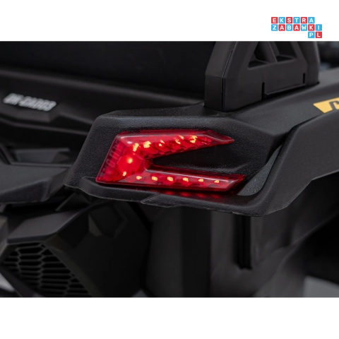 [CA003] Mocny Maverick ATV CAN-AM Buggy 4X200W 24V/5Ah EVA, pokrowiec, pilot LED, MP3, BT - żółty