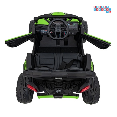 [CA003] Mocny Maverick ATV CAN-AM Buggy 4X200W 24V/5Ah EVA, pokrowiec, pilot LED, MP3, BT - zielony