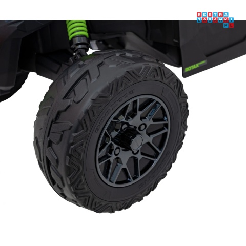 [CA003] Mocny Maverick ATV CAN-AM Buggy 4X200W 24V/5Ah EVA, pokrowiec, pilot LED, MP3, BT - zielony